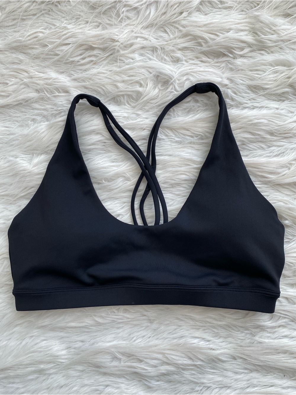 CSB | Black Strappy Sports Bra